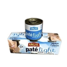 Паштет зі свинячої печінки низькокалорійний без глютену Paté light Argal 80 г Іспанія