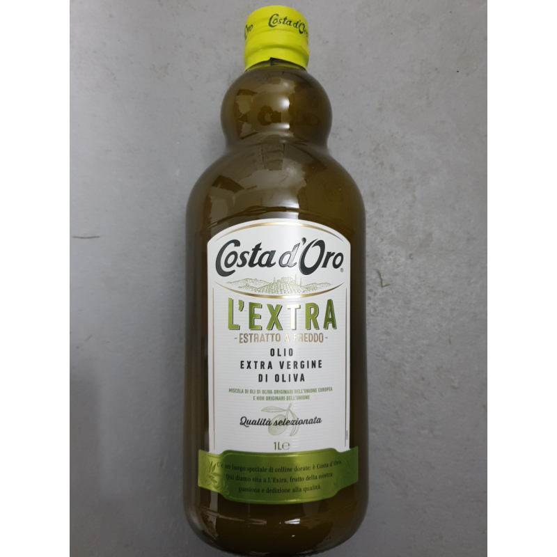 Оливкова олія Costa d“Oro Extra Virgin, 1 л. Італія