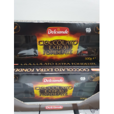 Чорний шоколад 0.500 г. Dolciando “Cioccolato Extra Fondente“