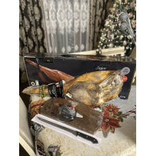 Хамон  Serrano  Резерва нога з підставкою  і ножем 6,5 кг Іспанія