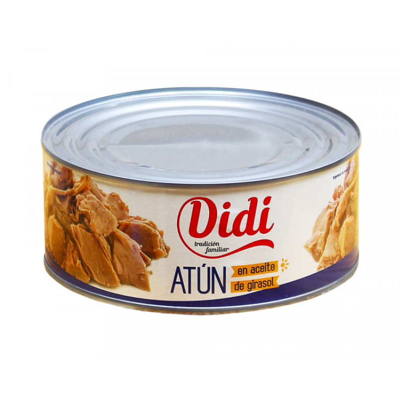 Тунець консервований у соняшниковій олії Didi, 900 г