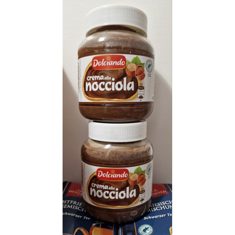 Шоколадно-горіхова паста Dolciando crema nocciola 400 г, Італія Шоколадно-горіхова паста Dolciando crema nocciola 400 г, Італія