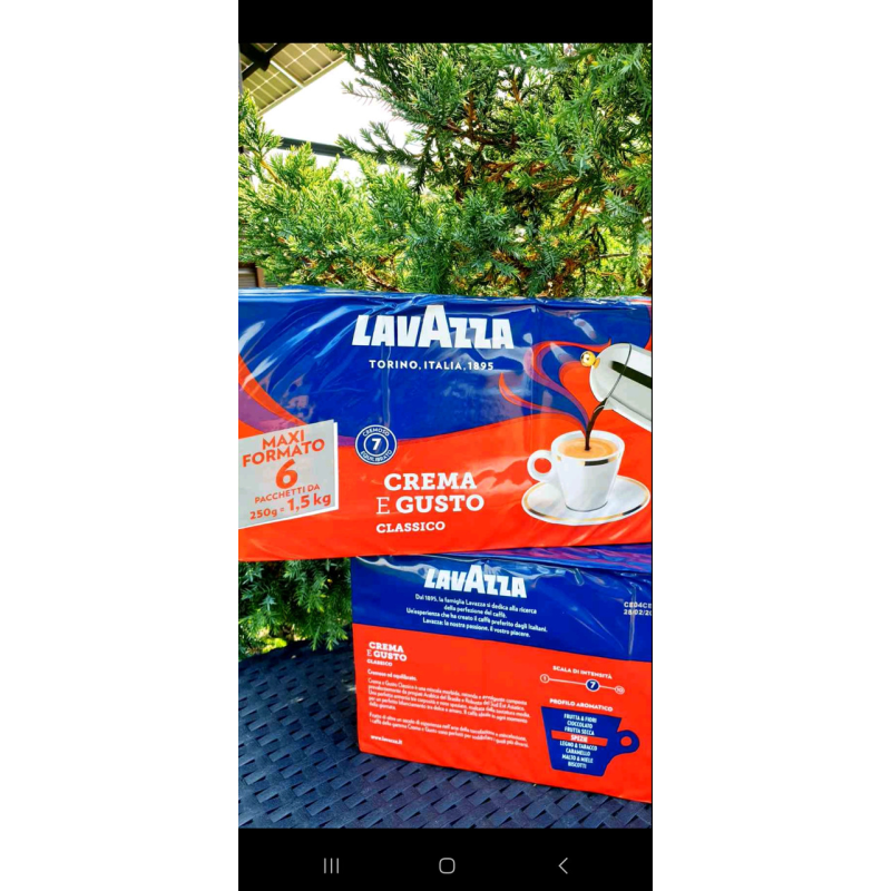 Кофе Лавацца Крема Густо Lavazza Crema e Gusto 250г Кофе Лавацца Крема Густо Lavazza Crema e Gusto 250г