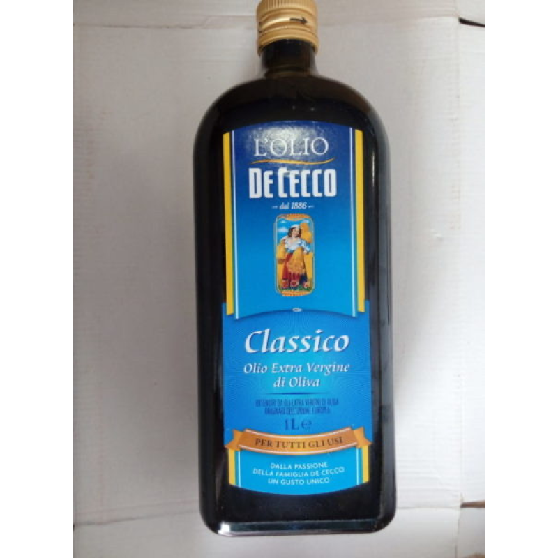 Олія оливкова De Cecco classico extra vergine 1л