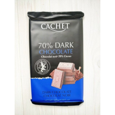 Бельгійський шоколад Cachet (Кашет) чорний 70% какао
